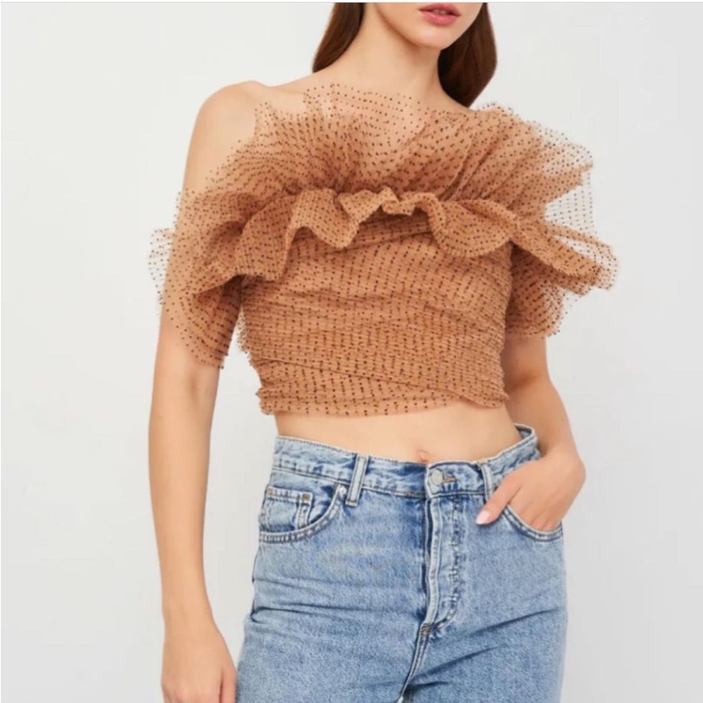 Zara ruffle top